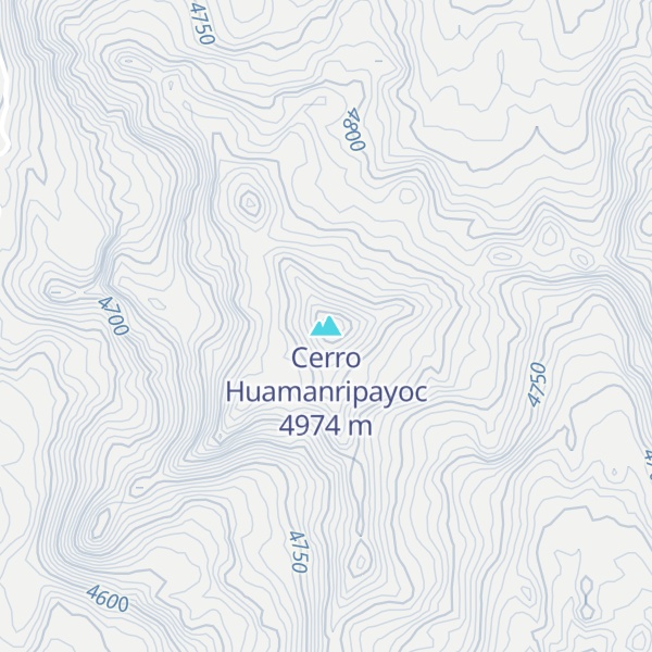Map of Cerro Huamanripayoc