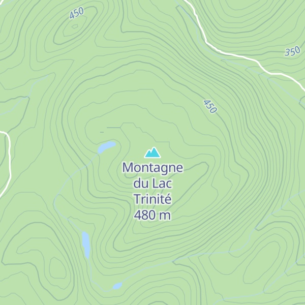 Map of Montagne du Lac Trinité