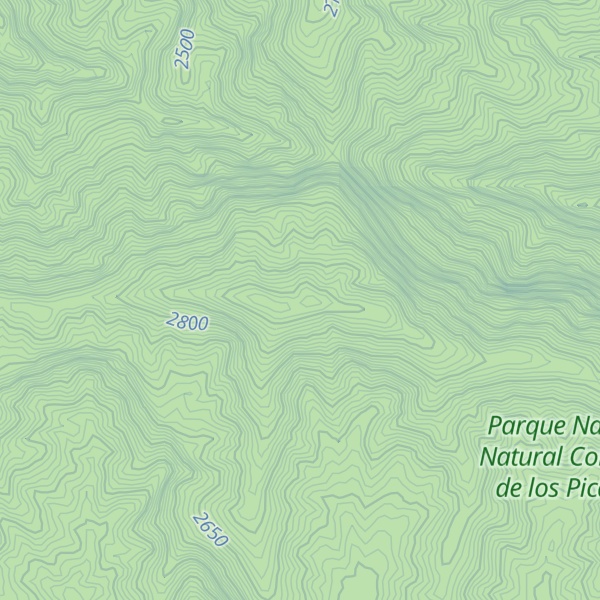 Map of Pico Solera
