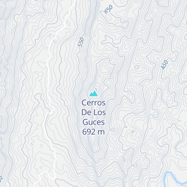 Map of Cerros De Los Guces