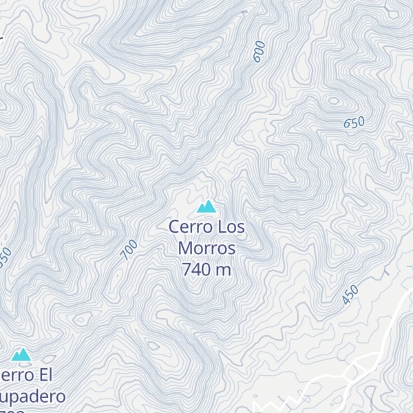 Map of Cerro Los Morros