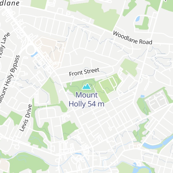 Map of Mount Holly