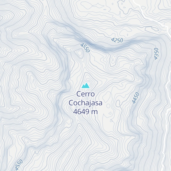 Map of Cerro Cochajasa