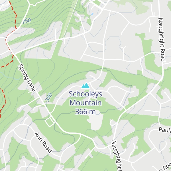 Map of Schooleys Mountain