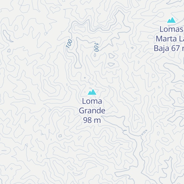 Map of Loma Grande