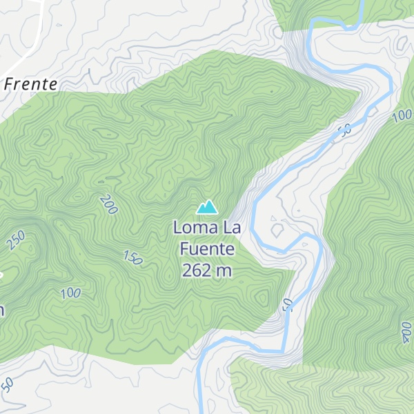 Map of Loma La Fuente