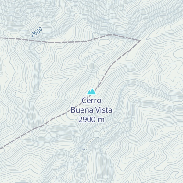 Map of Cerro Buena Vista