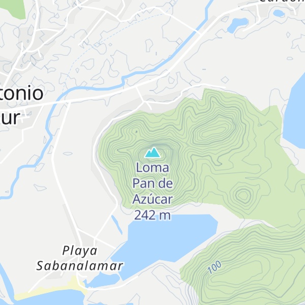 Map of Loma Pan de Azúcar