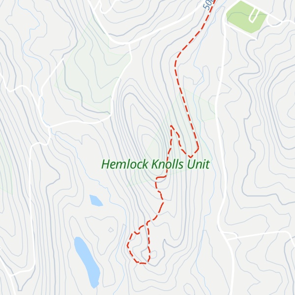 Map of Hemlock Knoll