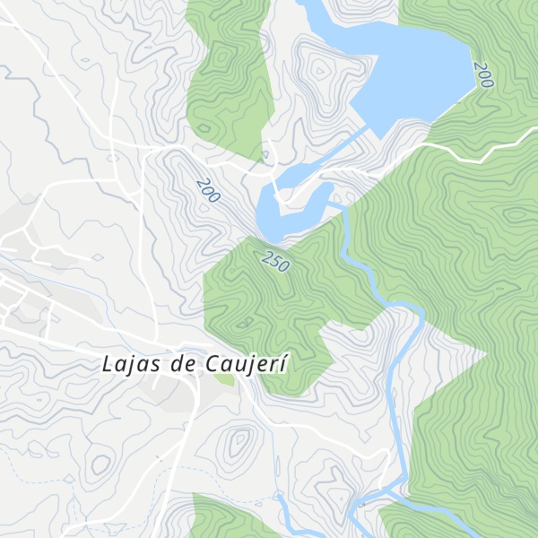 Map of Sierra Palmarito