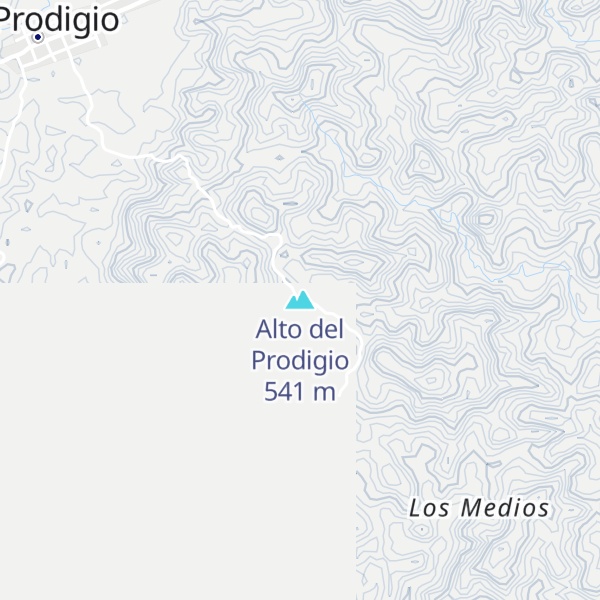 Map of Alto del Prodigio