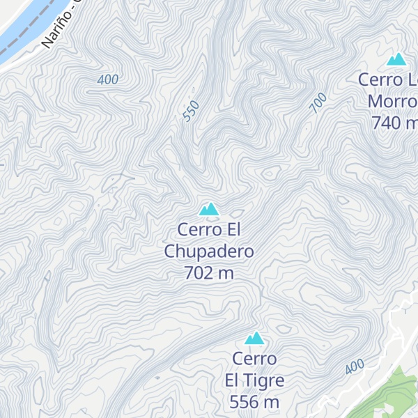 Map of Cerro El Chupadero