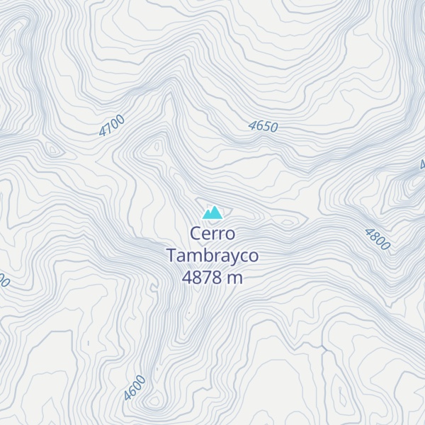 Map of Cerro Tambrayco