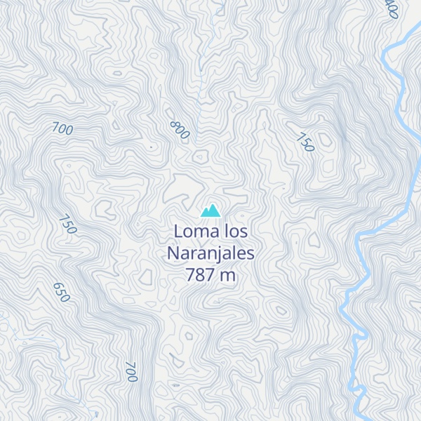 Map of Loma los Naranjales