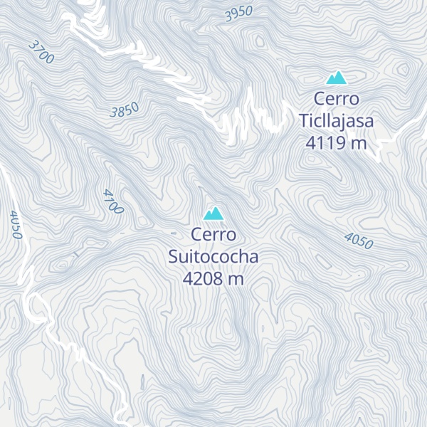Map of Cerro Suitococha