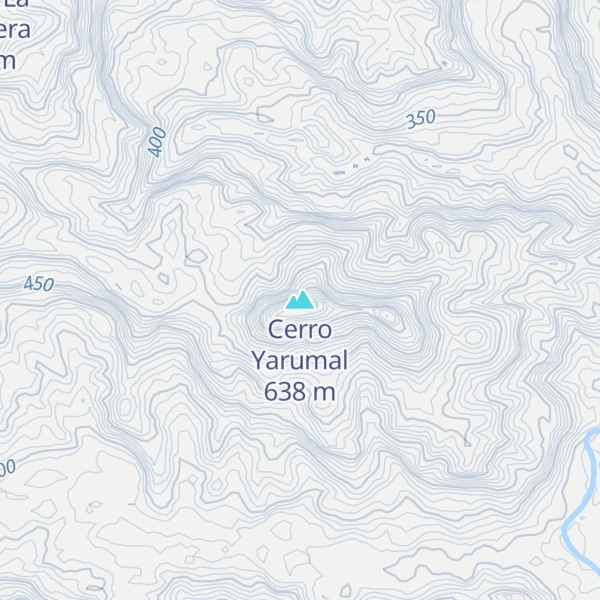 Map of Cerro Yarumal