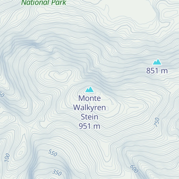 Map of Monte Walkyren Stein
