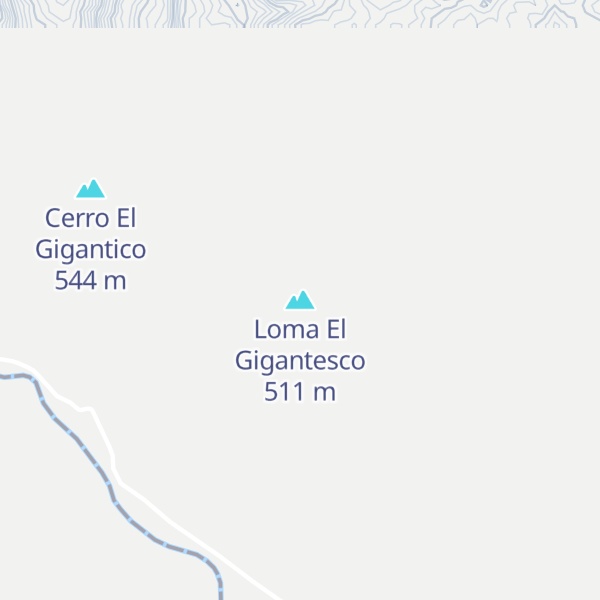 Map of Loma El Gigantesco