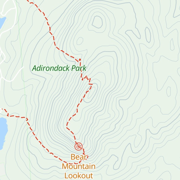 Map of Bear Mountain