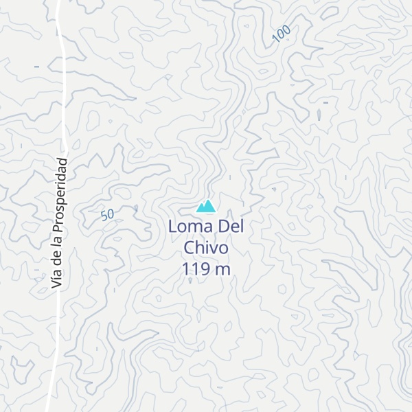 Map of Loma Del Chivo