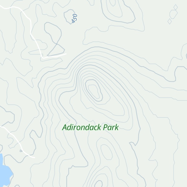 Map of Baldface Mountain