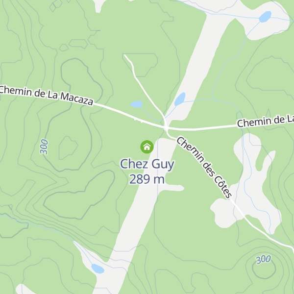 Map of Chez Guy