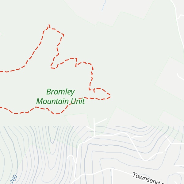 Map of Bramley Mountain