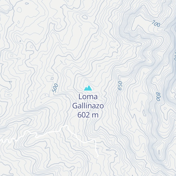 Map of Loma Gallinazo