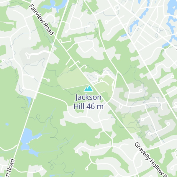 Map of Jackson Hill