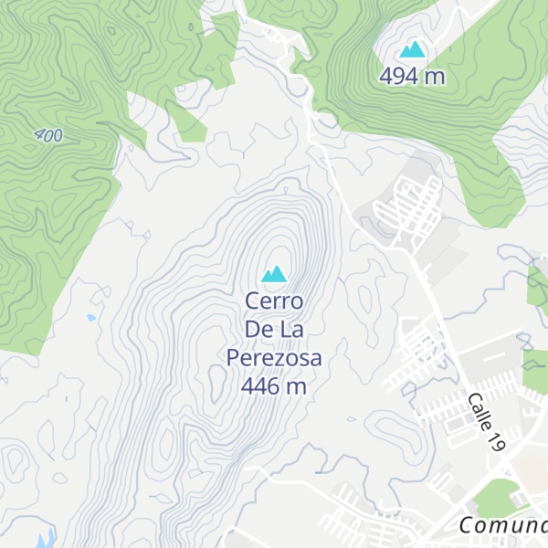 Map of Cerro De La Perezosa