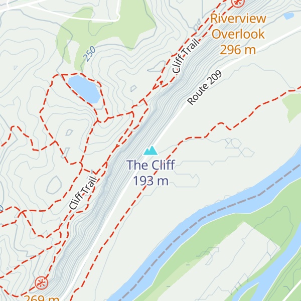 Map of The Cliff