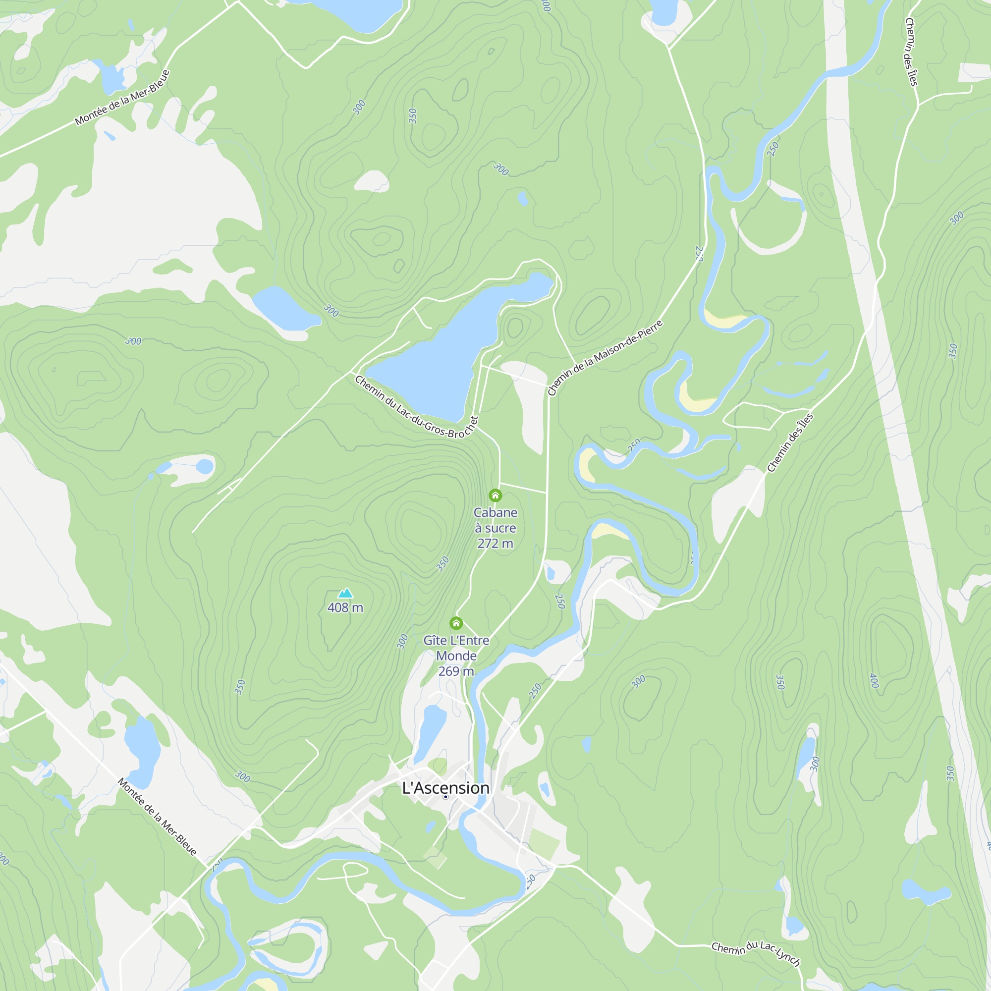 Cabane à sucre map