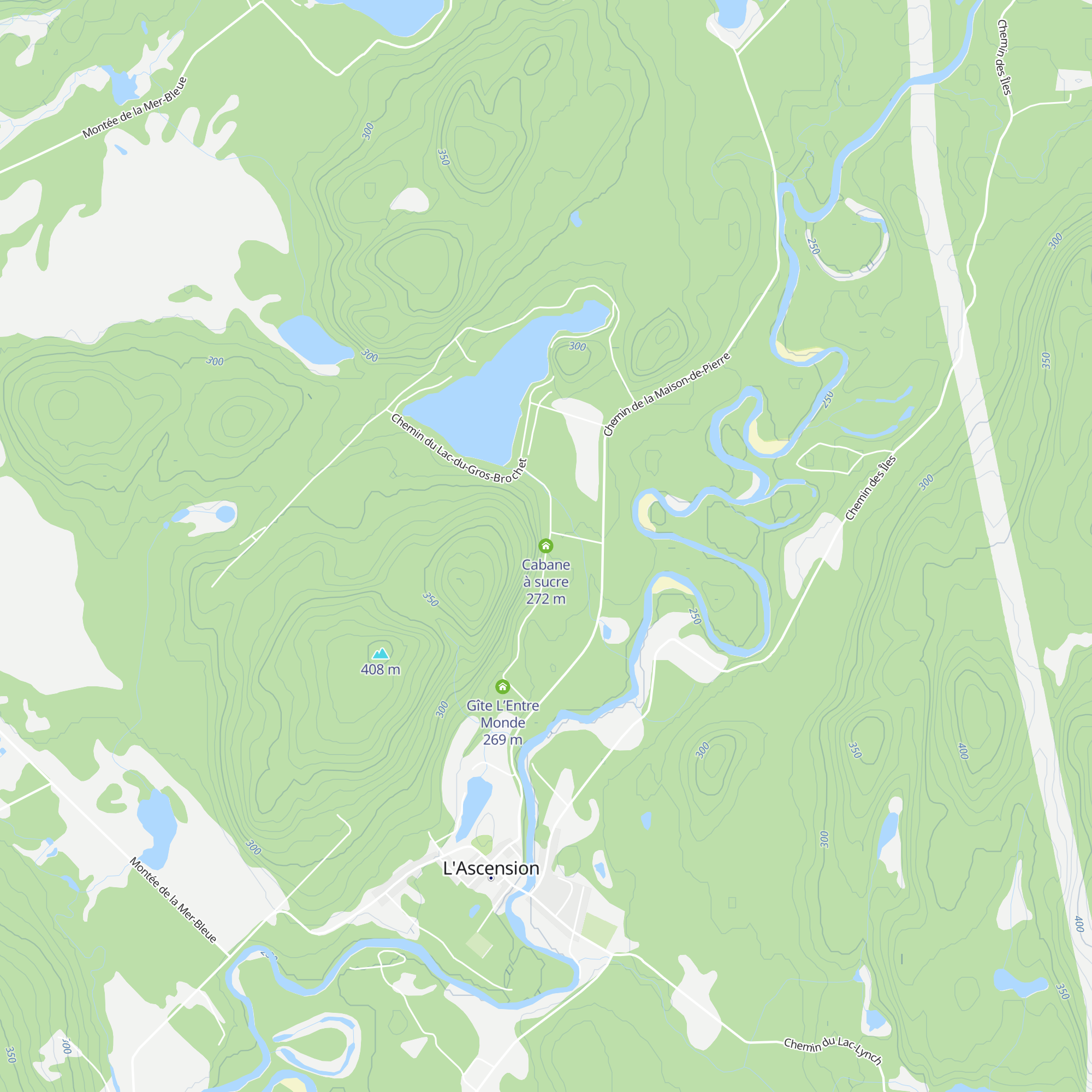 Cabane à sucre map