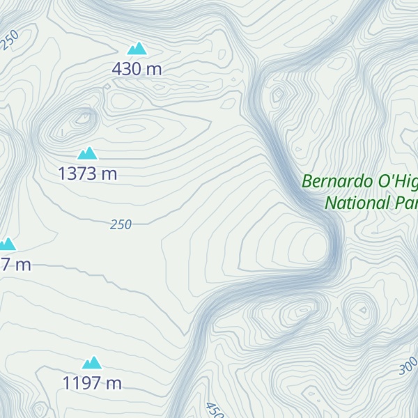 Map of Monte Catedral