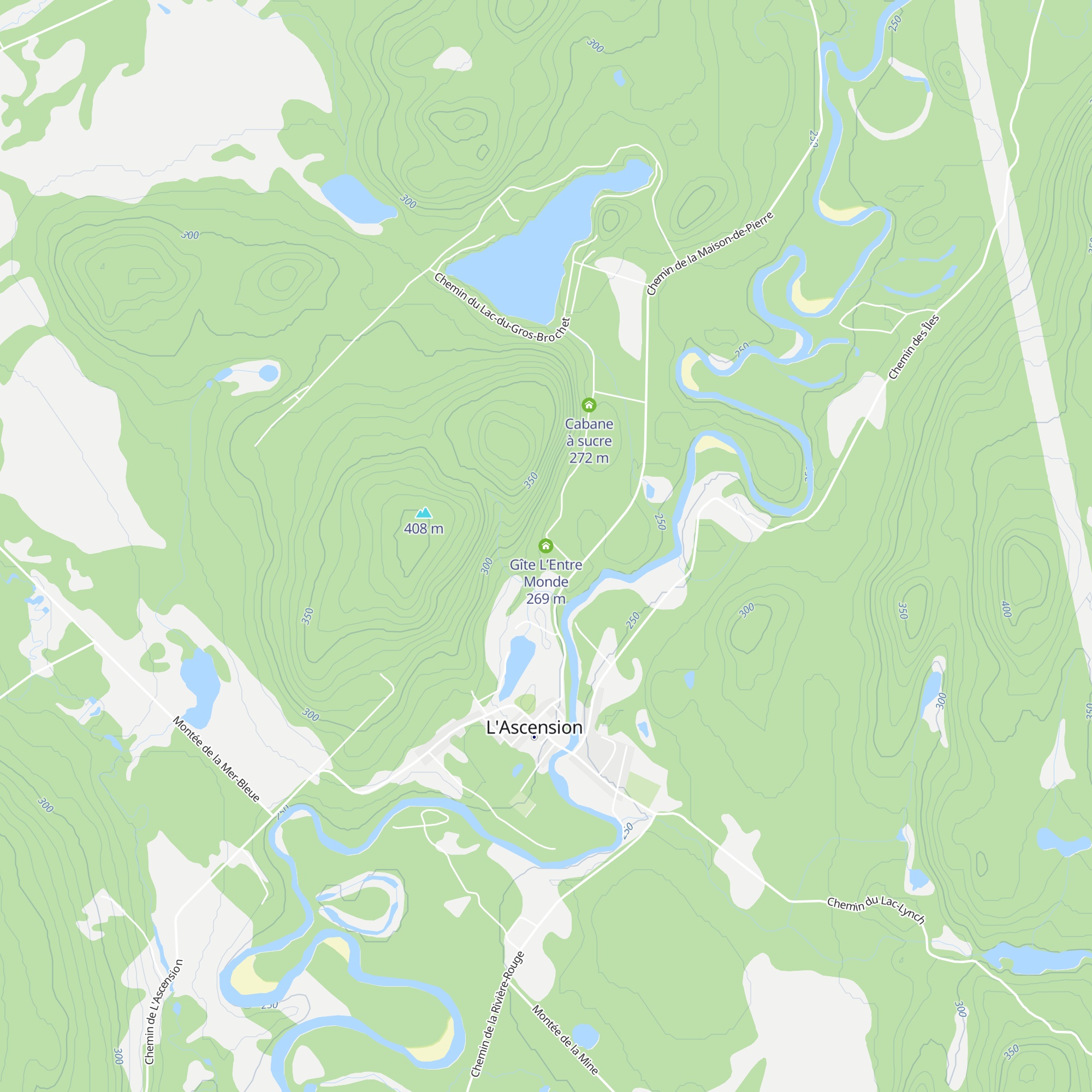 Gîte L’Entre Monde map
