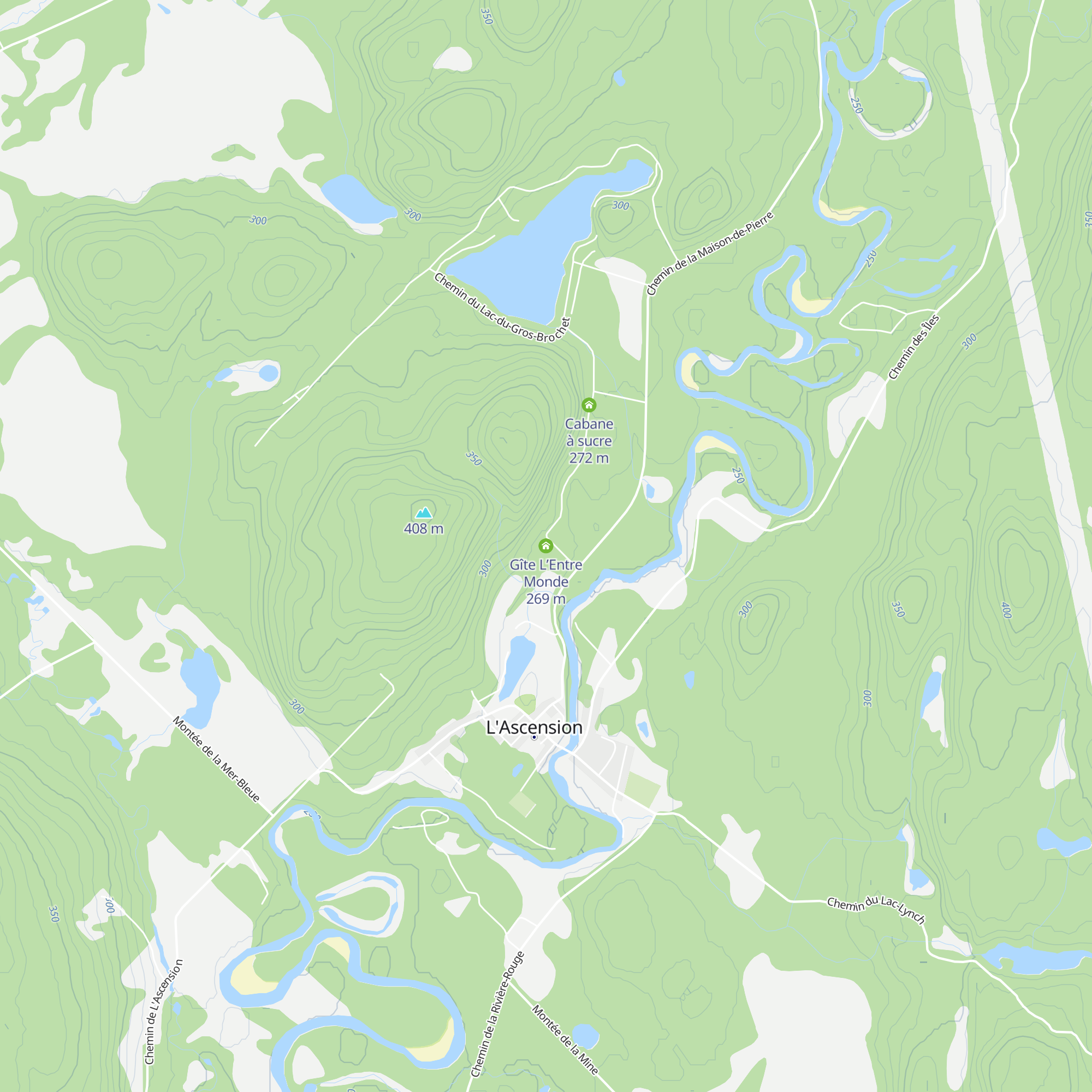 Gîte L’Entre Monde map