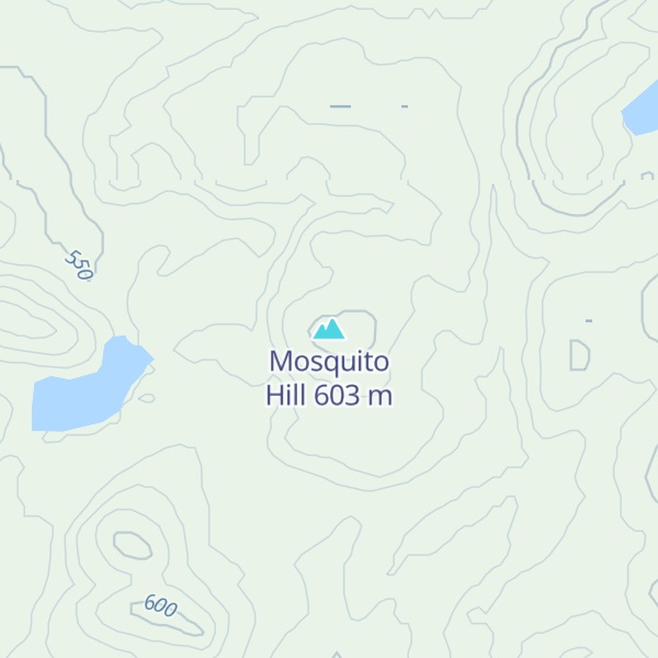 Map of Mosquito Hill