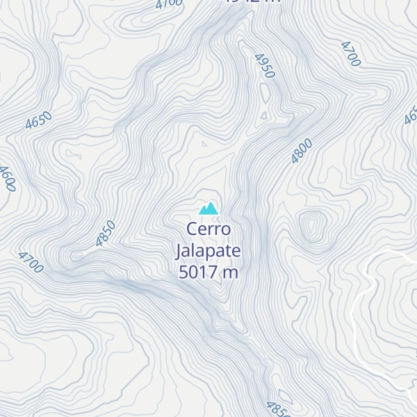 Map of Cerro Jalapate
