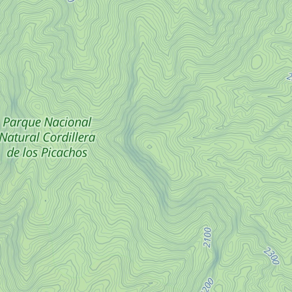 Map of Cerro Galápago