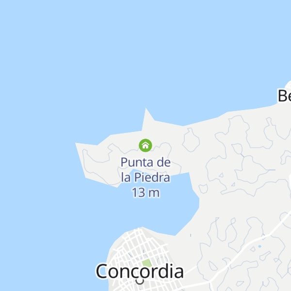 Map of Punta de la Piedra