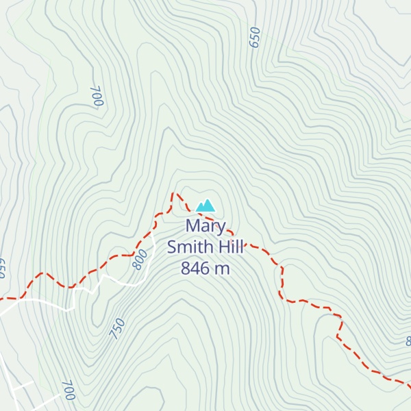 Map of Mary Smith Hill