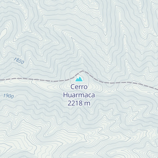 Map of Cerro Huarmaca