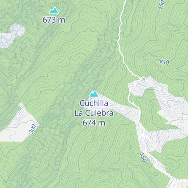Map of Cuchilla La Culebra