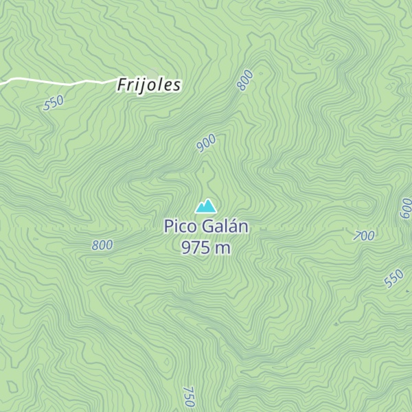 Map of Pico Galán