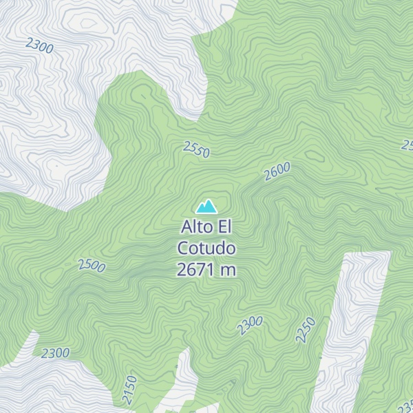 Map of Alto El Cotudo