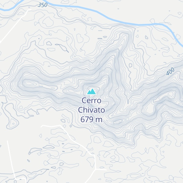 Map of Cerro Chivato