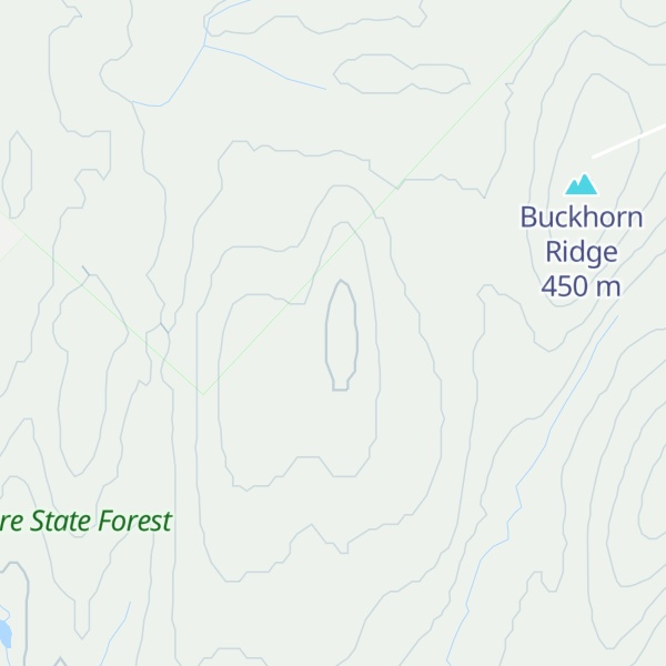 Map of Pine Knot Ridge