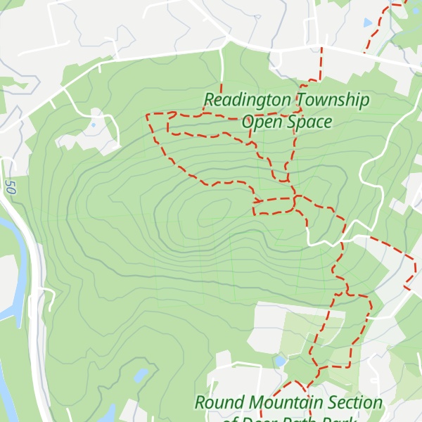 Map of Round Mountain