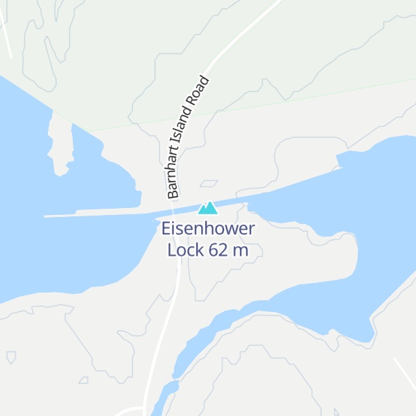Map of Eisenhower Lock