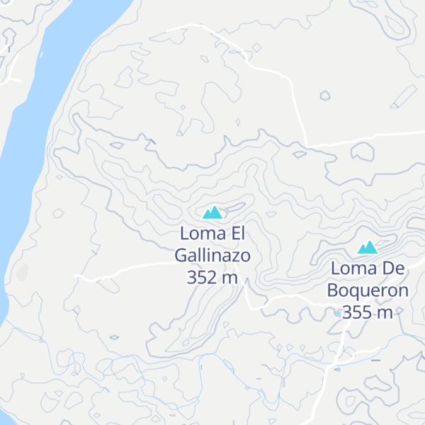 Map of Loma El Gallinazo